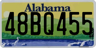 AL license plate 48BQ455