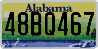 AL license plate 48BQ467
