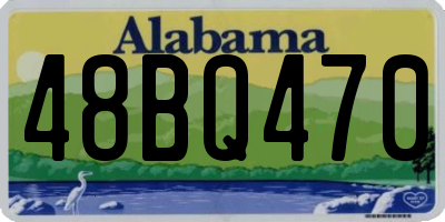 AL license plate 48BQ470