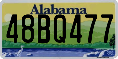 AL license plate 48BQ477