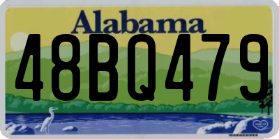 AL license plate 48BQ479