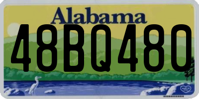 AL license plate 48BQ480