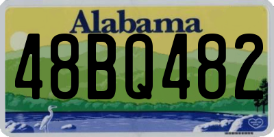 AL license plate 48BQ482