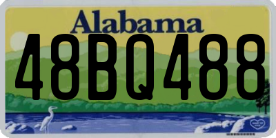 AL license plate 48BQ488