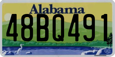 AL license plate 48BQ491