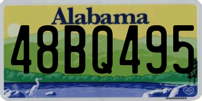 AL license plate 48BQ495