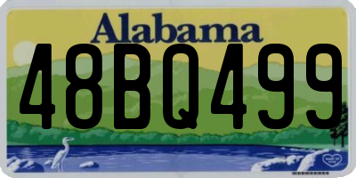 AL license plate 48BQ499