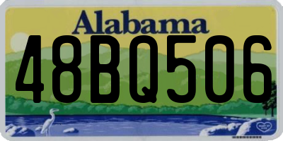 AL license plate 48BQ506