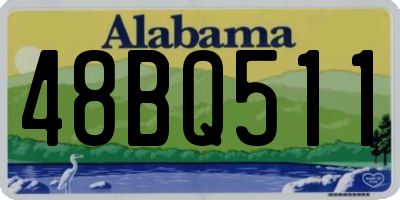 AL license plate 48BQ511