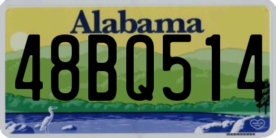 AL license plate 48BQ514