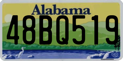 AL license plate 48BQ519