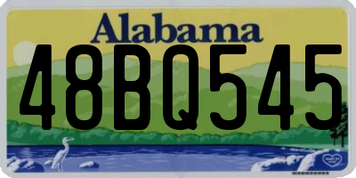 AL license plate 48BQ545