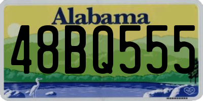 AL license plate 48BQ555
