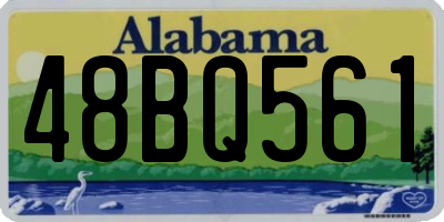 AL license plate 48BQ561