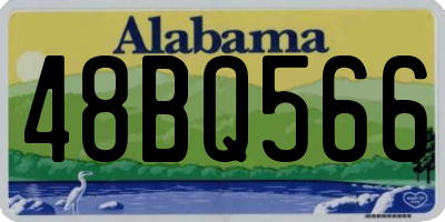 AL license plate 48BQ566