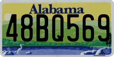 AL license plate 48BQ569