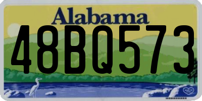 AL license plate 48BQ573