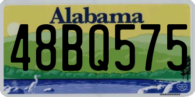 AL license plate 48BQ575