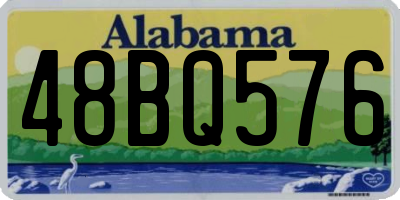 AL license plate 48BQ576