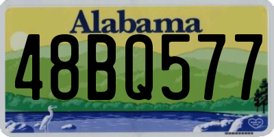 AL license plate 48BQ577