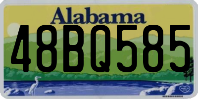 AL license plate 48BQ585