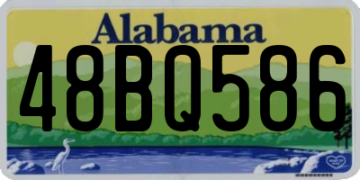 AL license plate 48BQ586