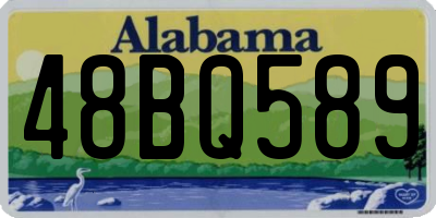 AL license plate 48BQ589