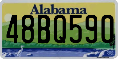 AL license plate 48BQ590