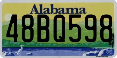 AL license plate 48BQ598