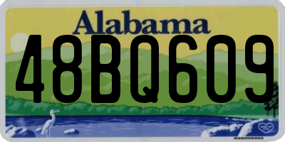 AL license plate 48BQ609
