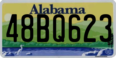 AL license plate 48BQ623