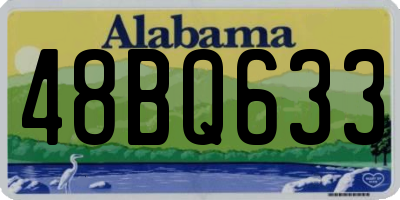 AL license plate 48BQ633