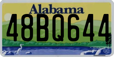 AL license plate 48BQ644