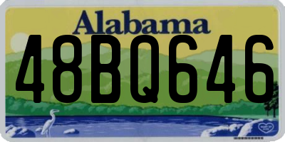 AL license plate 48BQ646