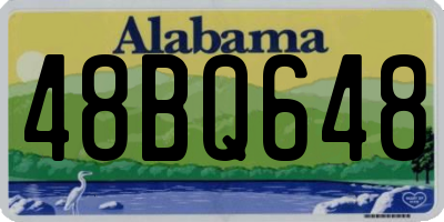 AL license plate 48BQ648