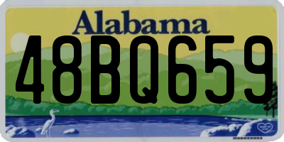 AL license plate 48BQ659