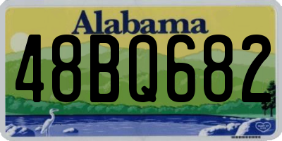 AL license plate 48BQ682