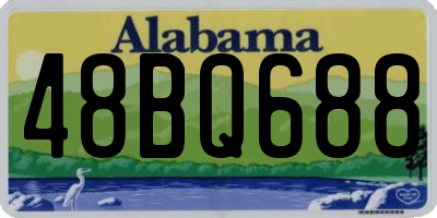 AL license plate 48BQ688