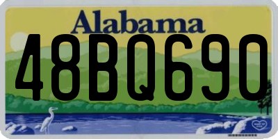 AL license plate 48BQ690