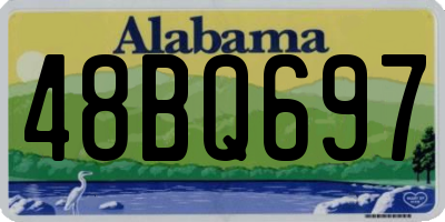 AL license plate 48BQ697
