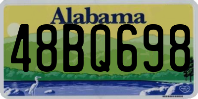 AL license plate 48BQ698