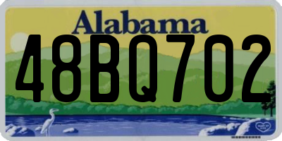 AL license plate 48BQ702