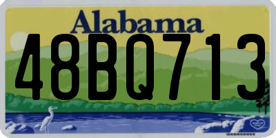 AL license plate 48BQ713