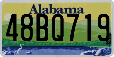 AL license plate 48BQ719