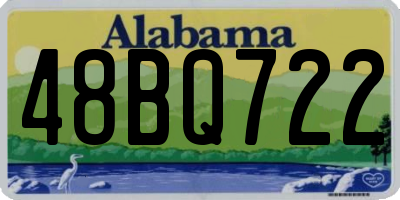 AL license plate 48BQ722