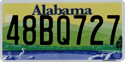 AL license plate 48BQ727