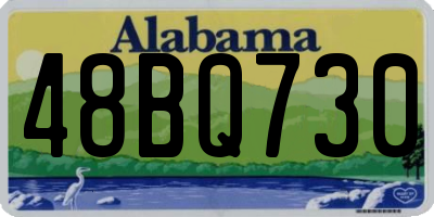 AL license plate 48BQ730