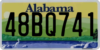 AL license plate 48BQ741