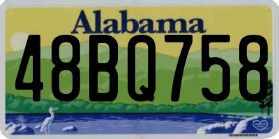 AL license plate 48BQ758