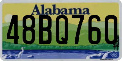 AL license plate 48BQ760